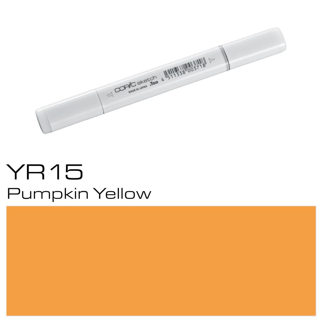 Copic Sketch Marker Pen Pumpkin Yellow (YR15)