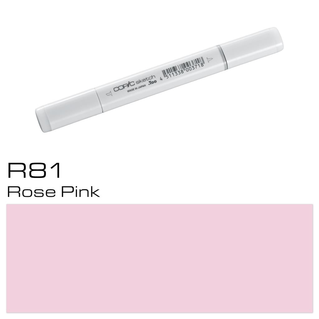 Copic Sketch Marker Pen Rose Pink (R81)