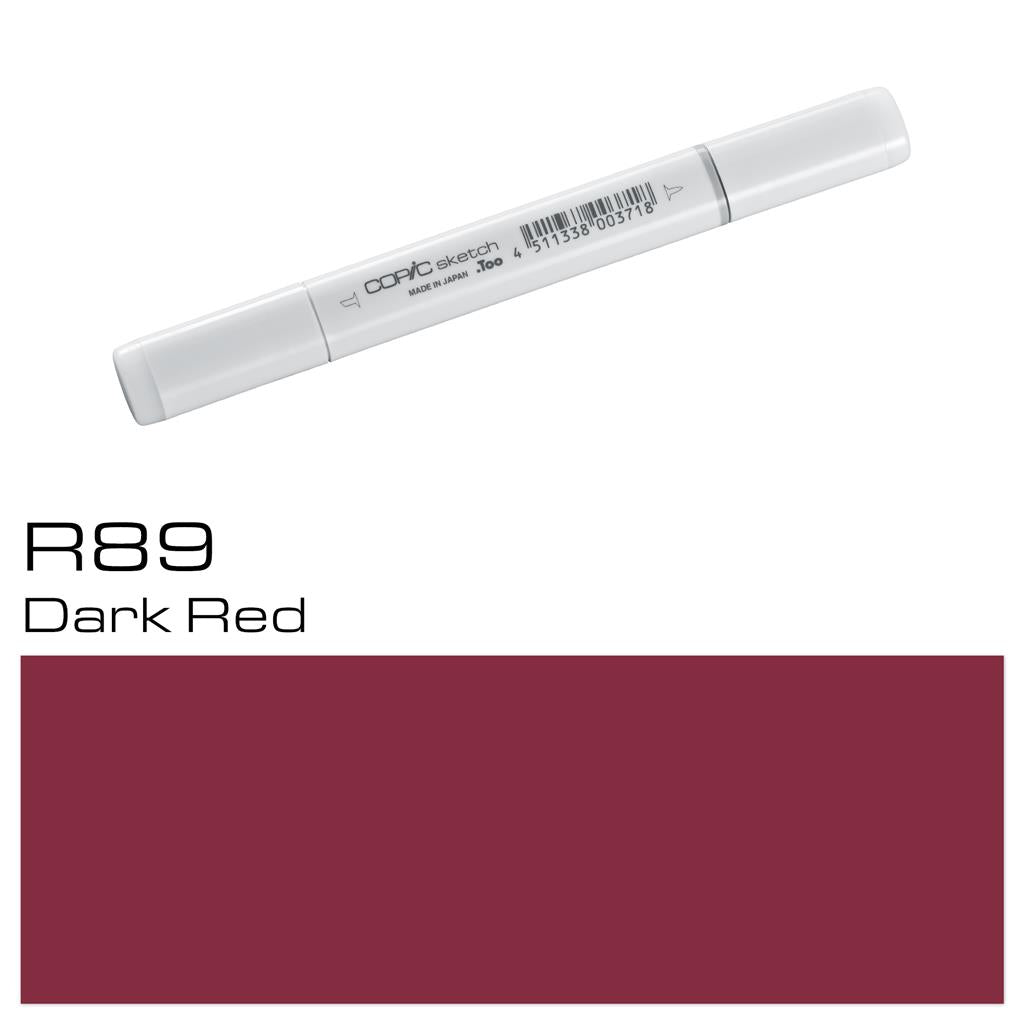 Copic Sketch Marker Pen Dark Red (R89)