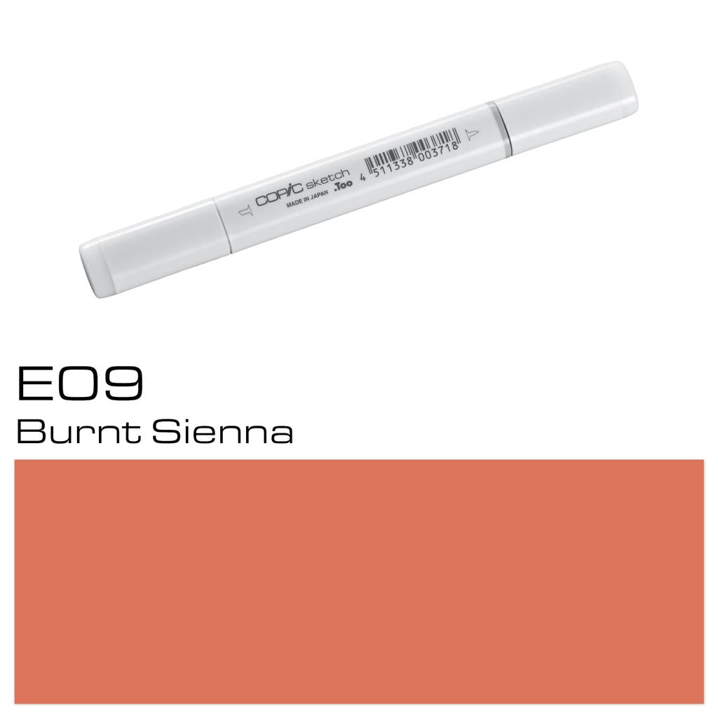 Copic Sketch Marker Pen Burnt Sienna (E09)