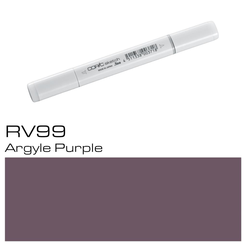 Copic Sketch Marker Pen Argyle Purple (RV99)