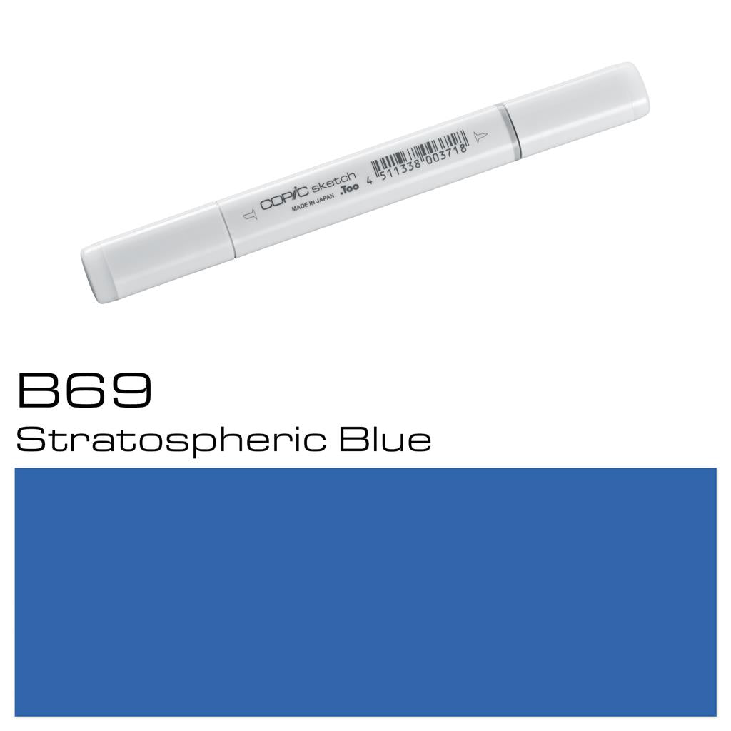 Copic Sketch Marker Pen Stratospheric Blue (B69)