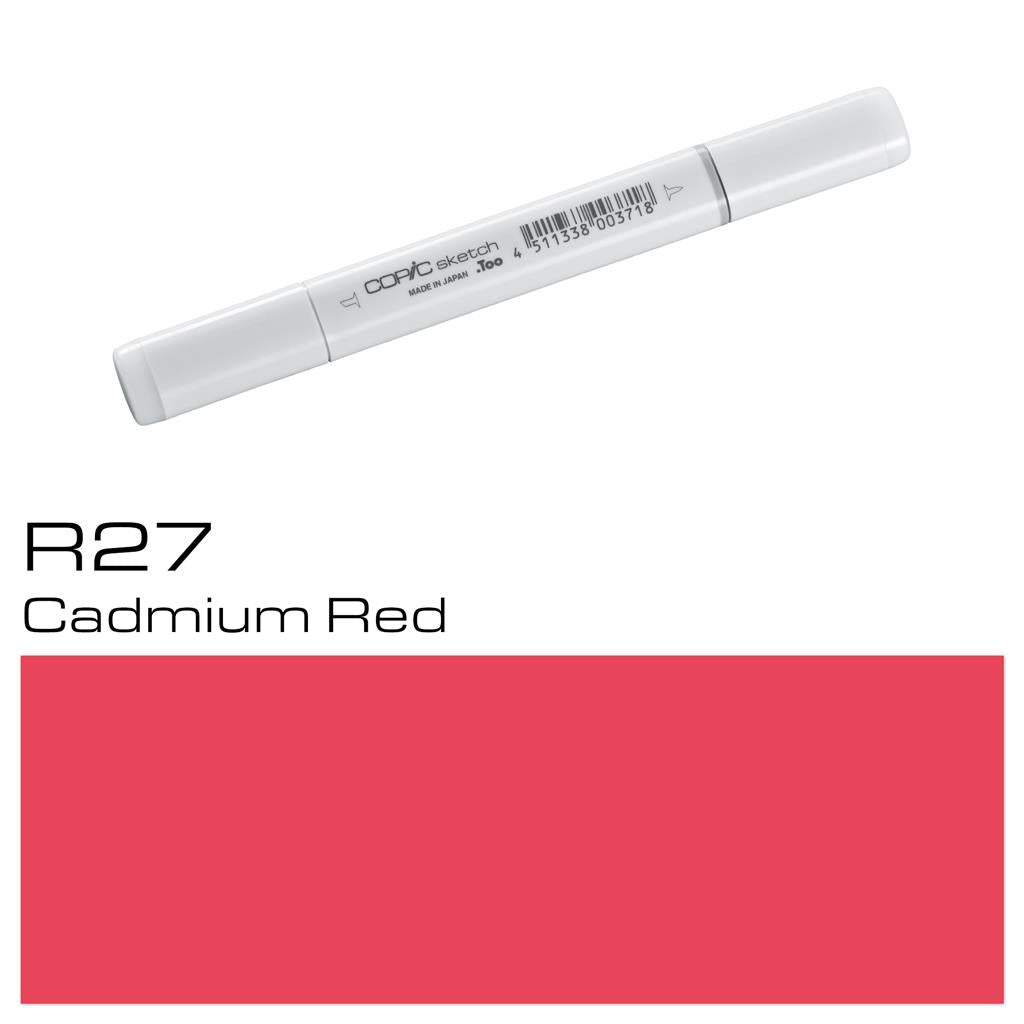 Copic Sketch Marker Pen Cadmium Red (R27)