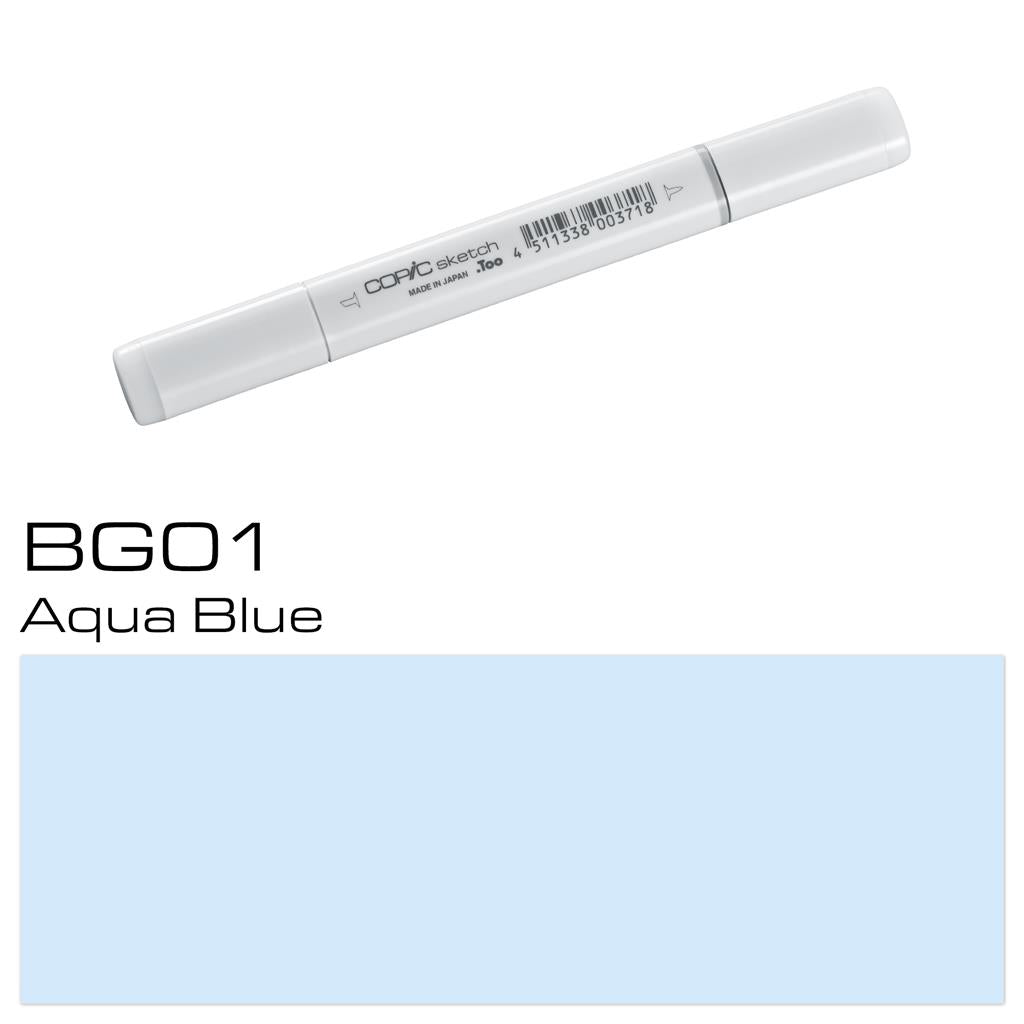 Copic Sketch Marker Pen Aqua Blue (BG01)