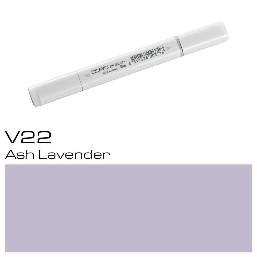 Copic Sketch Marker Pen Ash Lavender (V22)