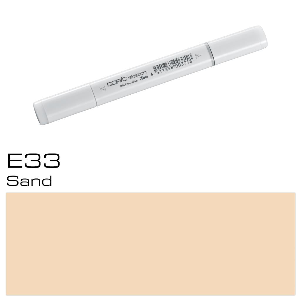 Copic Sketch Marker Pen Sand (E33)