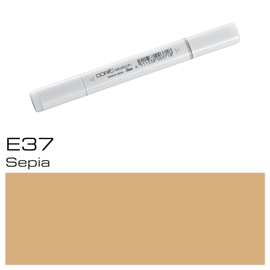 Copic Sketch Marker Pen Sepia (E37)