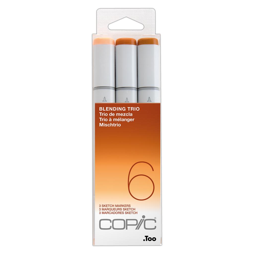 Copic Sketch Marker Pen Set - Blending Trio 6 (3pc)