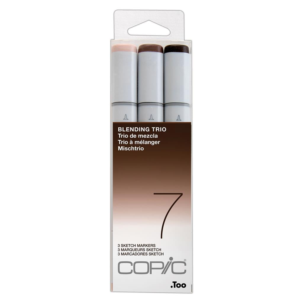 Copic Sketch Marker Pen Set - Blending Trio 7 (3pc)