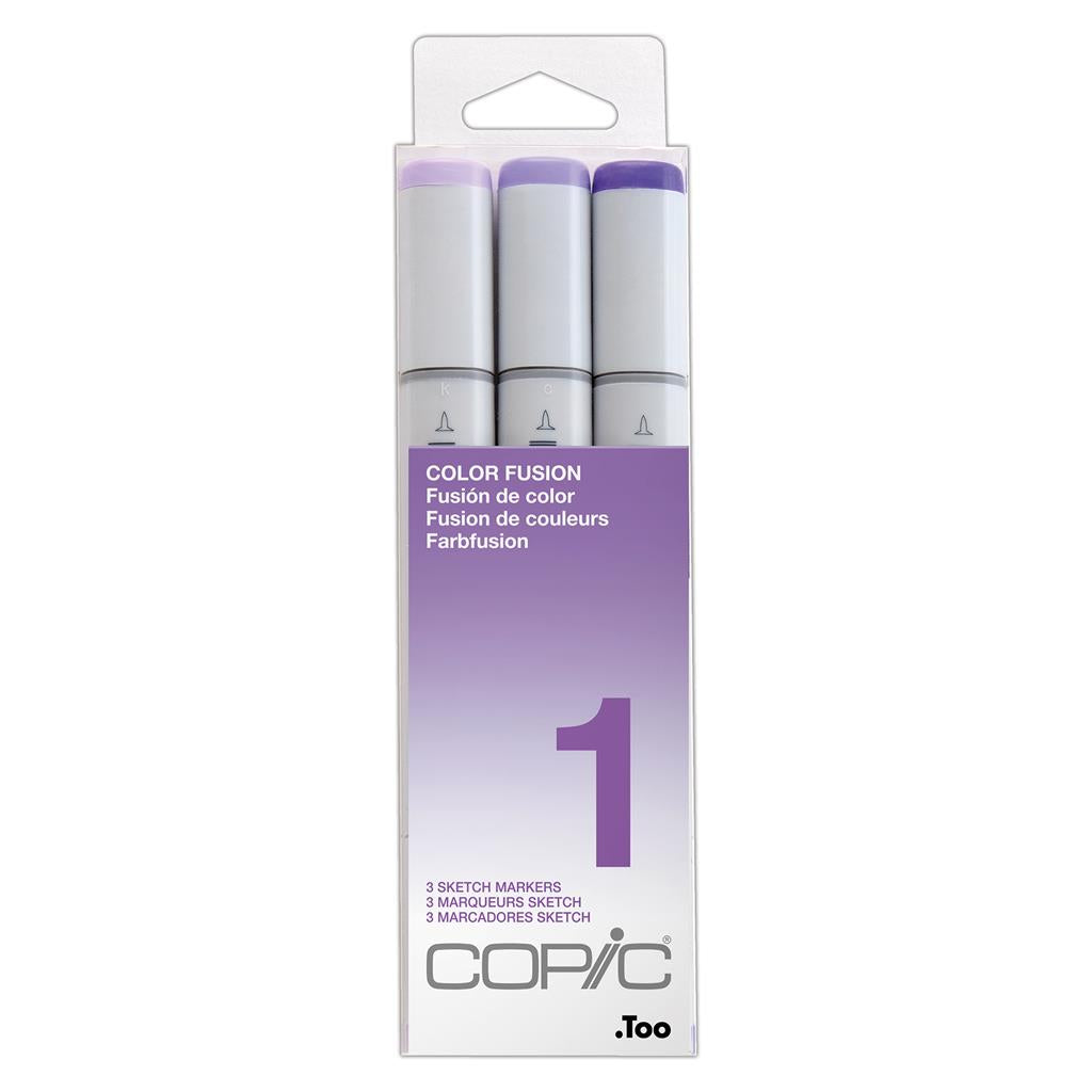 Copic Sketch Marker Pen Set - Colour Fusion 1 (3pc)