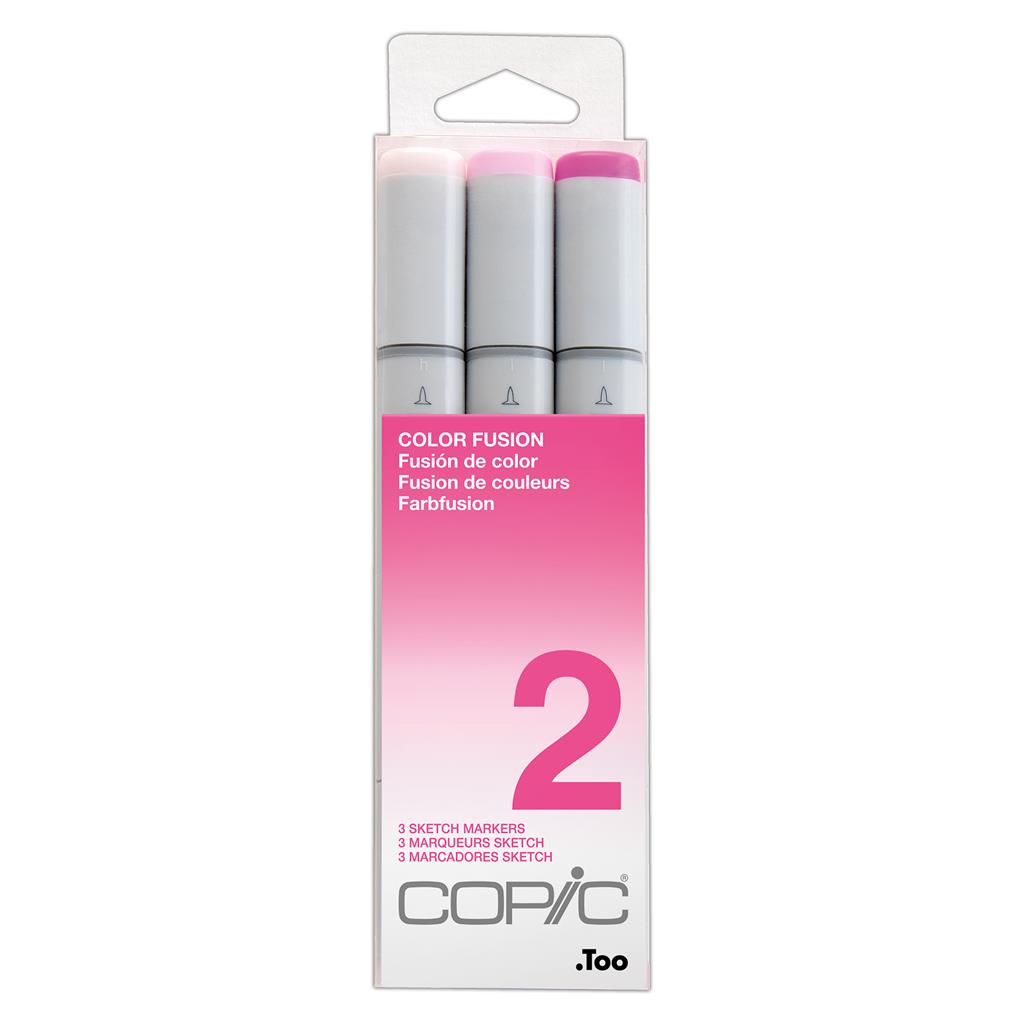 Copic Sketch Marker Pen Set - Colour Fusion 2 (3pc)