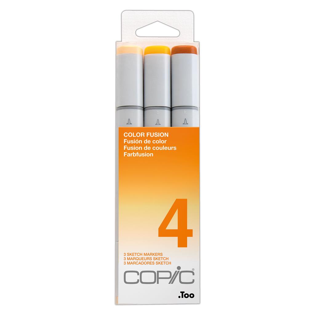 Copic Sketch Marker Pen Set - Colour Fusion 4 (3pc)