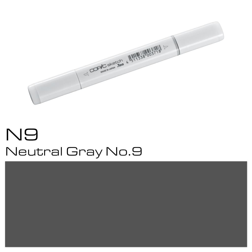 Copic Sketch Marker Pen Neutral Gray No. 9 (N9)