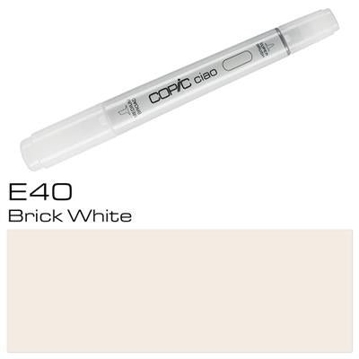 Copic Ciao Marker Pen Brick White (E40)