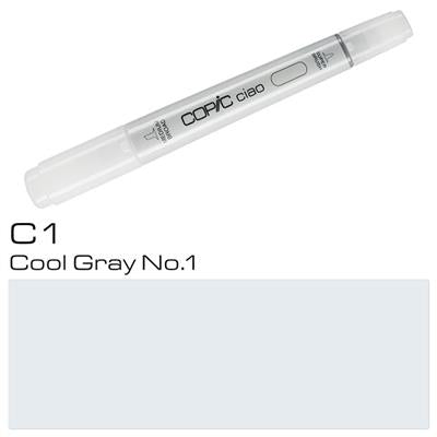 Copic Ciao Marker Pen Cool Gray No. 1 (C1)