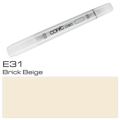 Copic Ciao Marker Pen Brick Beige (E31)