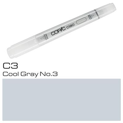 Copic Ciao Marker Pen Cool Gray No. 3 (C3)