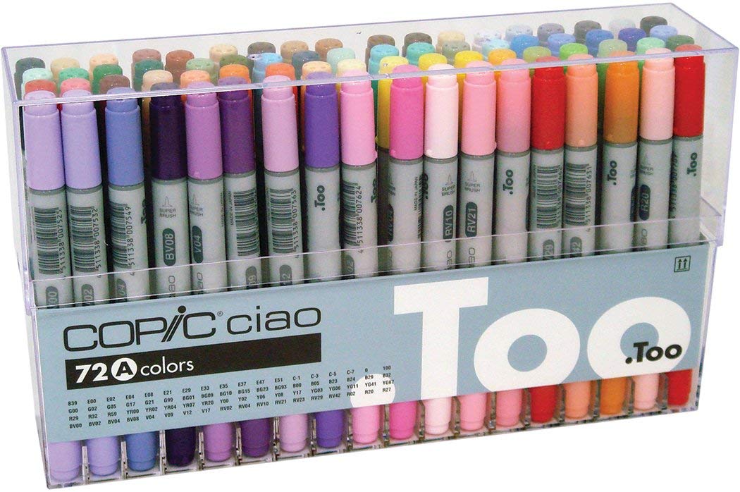 Copic Ciao Marker Pen Set A (72pc)