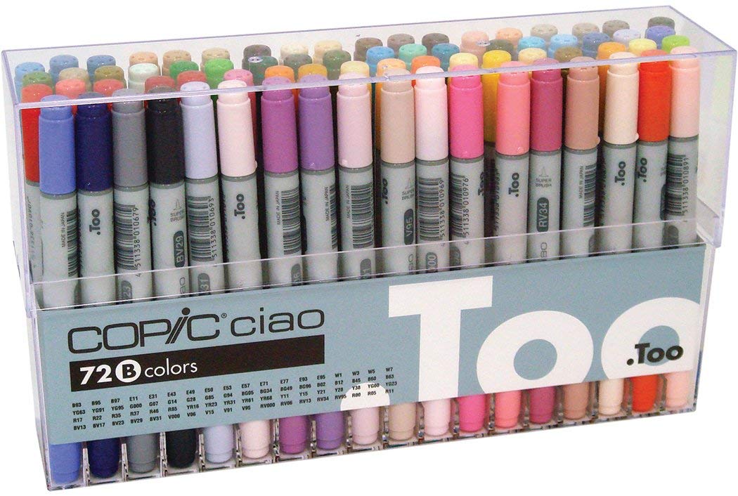 Copic Ciao Marker Pen Set B (72pc)