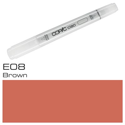 Copic Ciao Marker Pen Brown (E08)