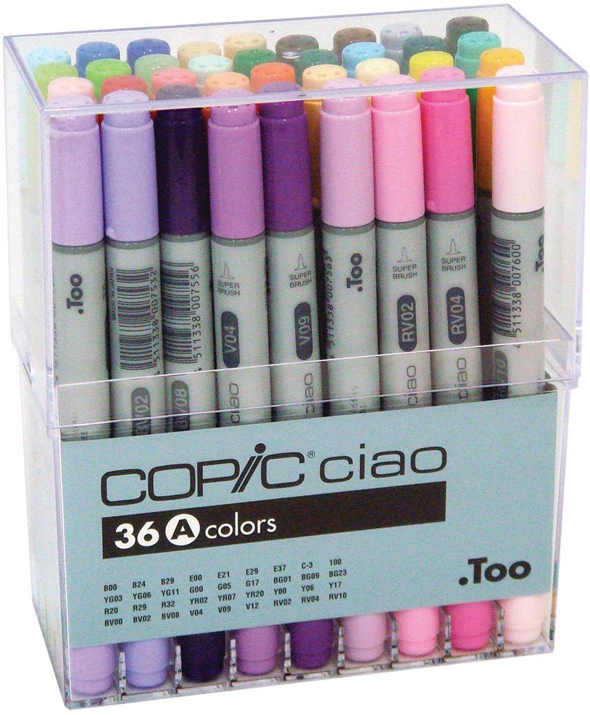 Copic Ciao Marker Pen Set A (36pc)