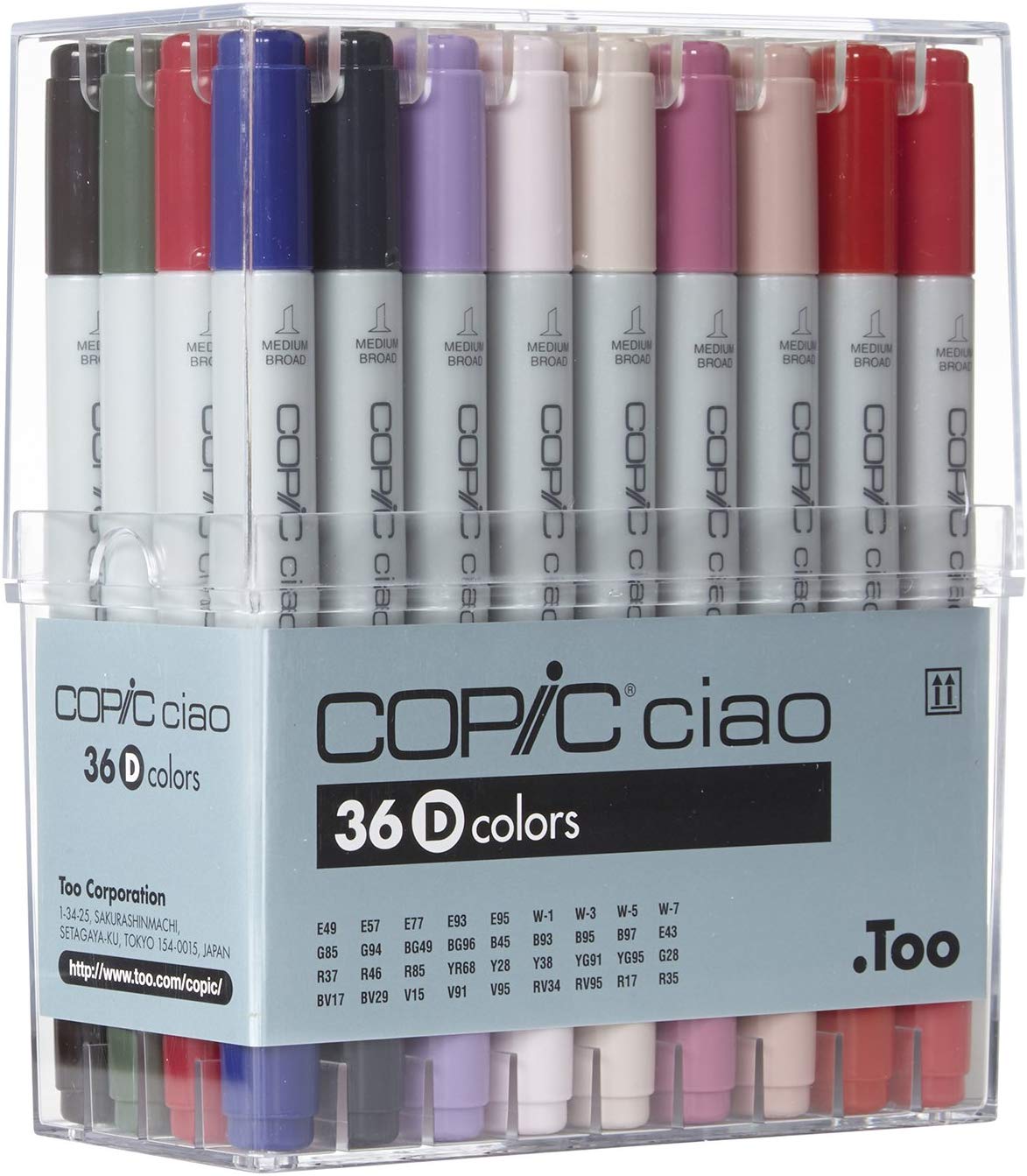 Copic Ciao Marker Pen Set D (36pc)