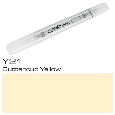 Copic Ciao Marker Pen Buttercup Yellow (Y21)