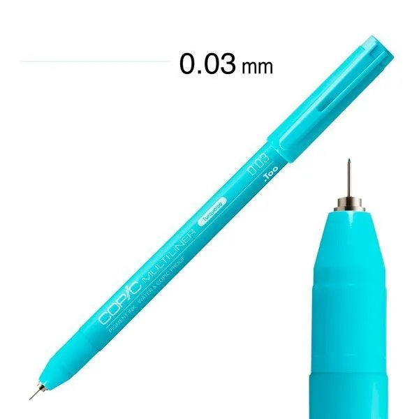 Copic Multiliner Fine Pen 0.03mm Turquoise (Single)