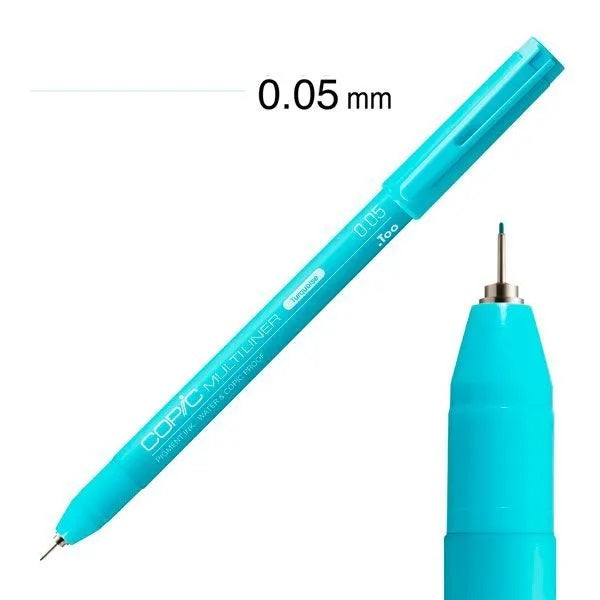 Copic Multiliner Fine Pen 0.05mm Turquoise (Single)