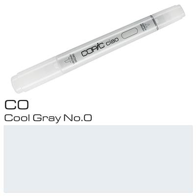 Copic Ciao Marker Pen Cool Gray No. 0 (C0)