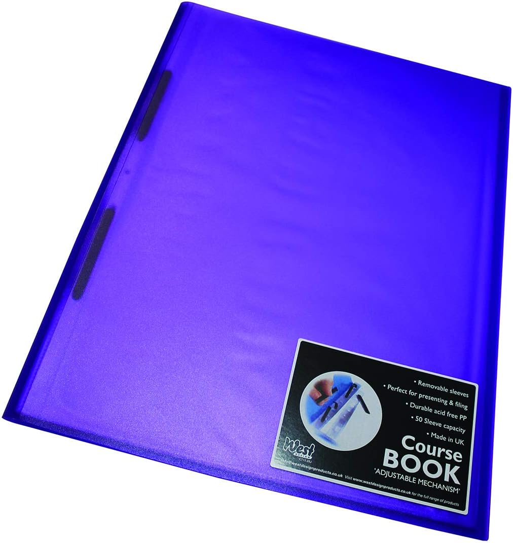 Westfolio A4 Course Book Purple