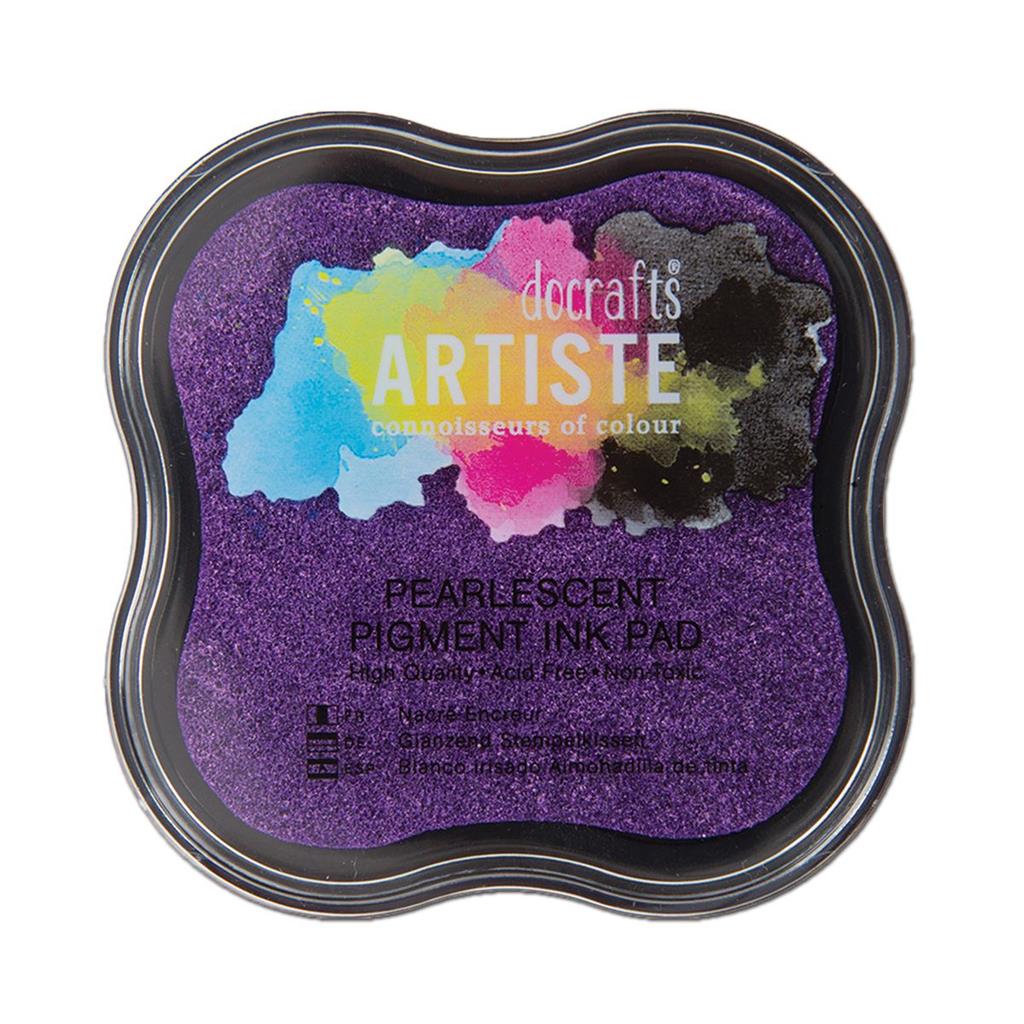 Artiste Pigment Ink Pad - Pearlescent Violet