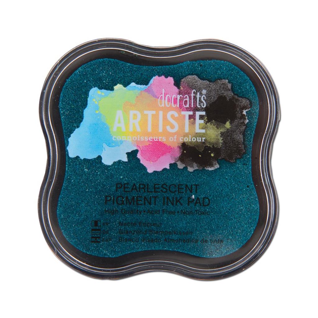 Artiste Pigment Ink Pad - Pearlescent Aqua