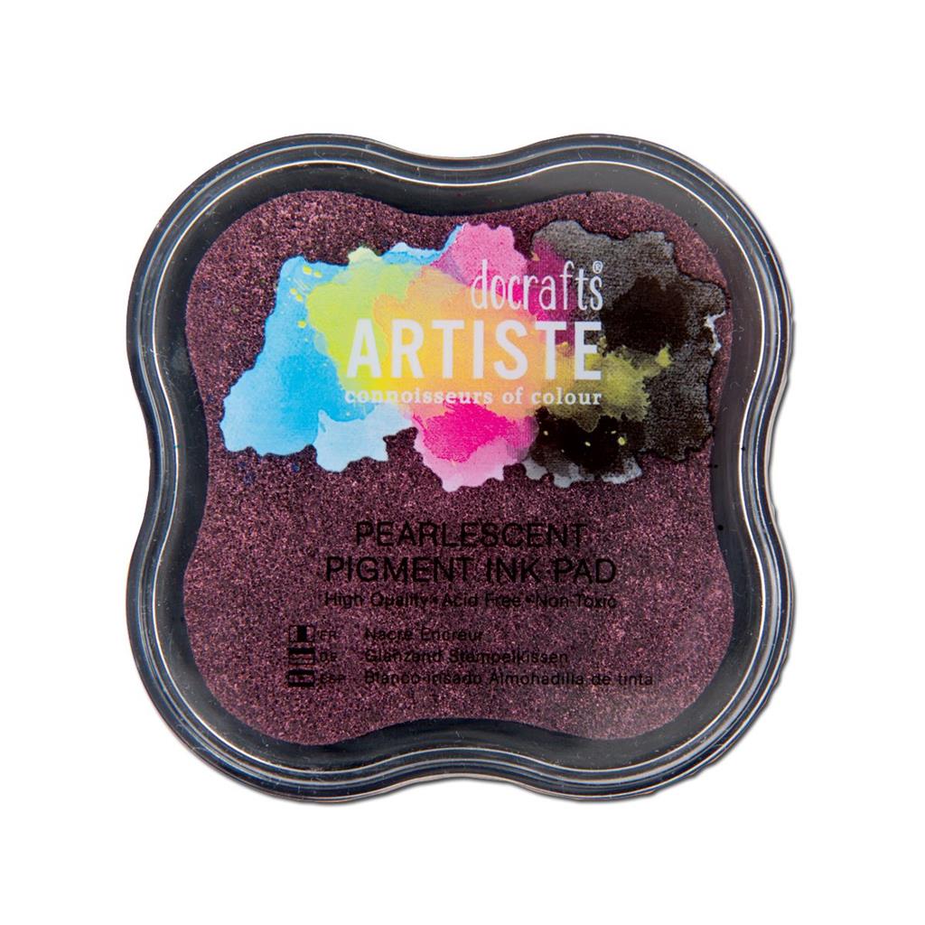 Artiste Pigment Ink Pad - Pearlescent Dusky Rose