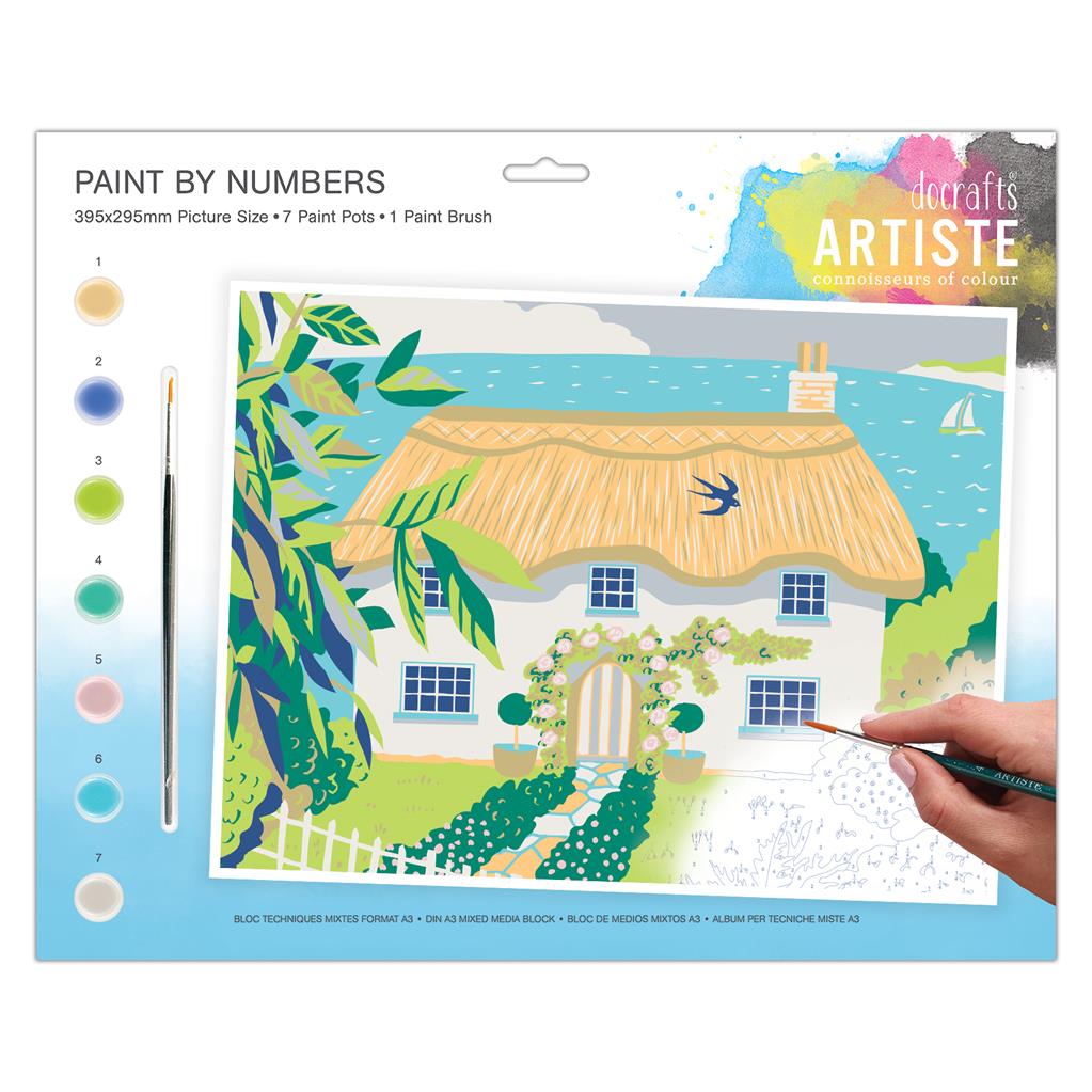 Artiste Paint by Numbers - Country Cottage