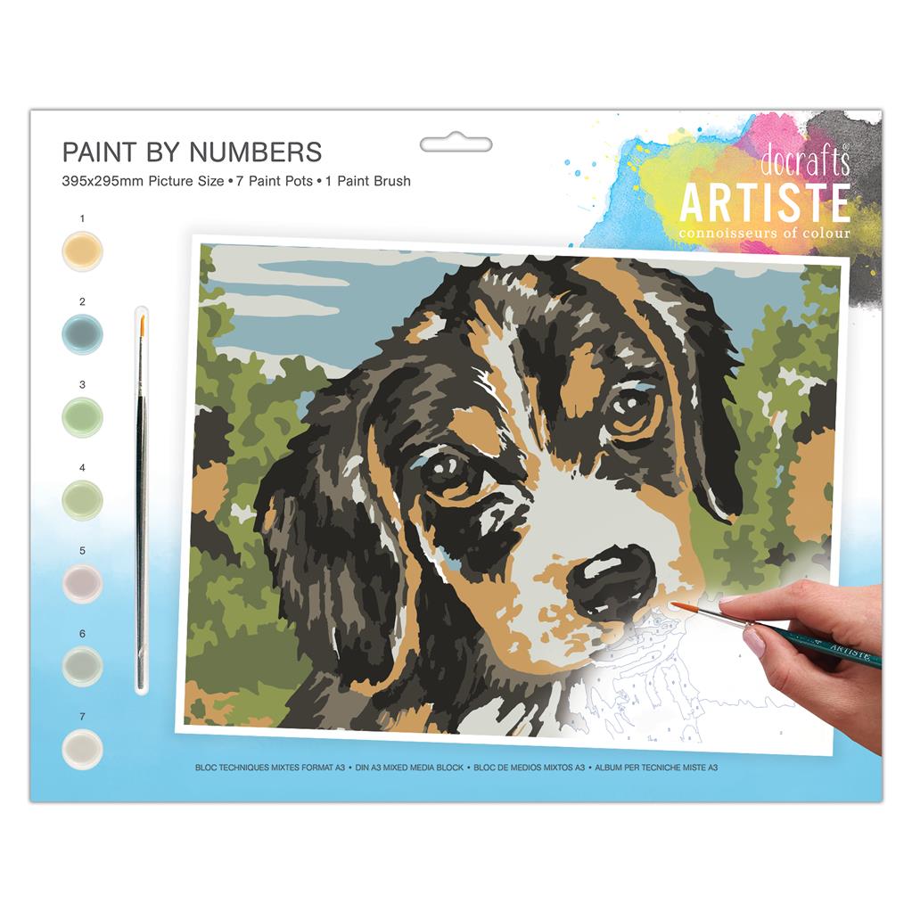 Artiste Paint by Numbers - Dog