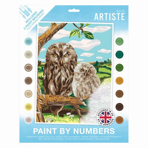 Artiste Paint By Numbers - Wise Owl