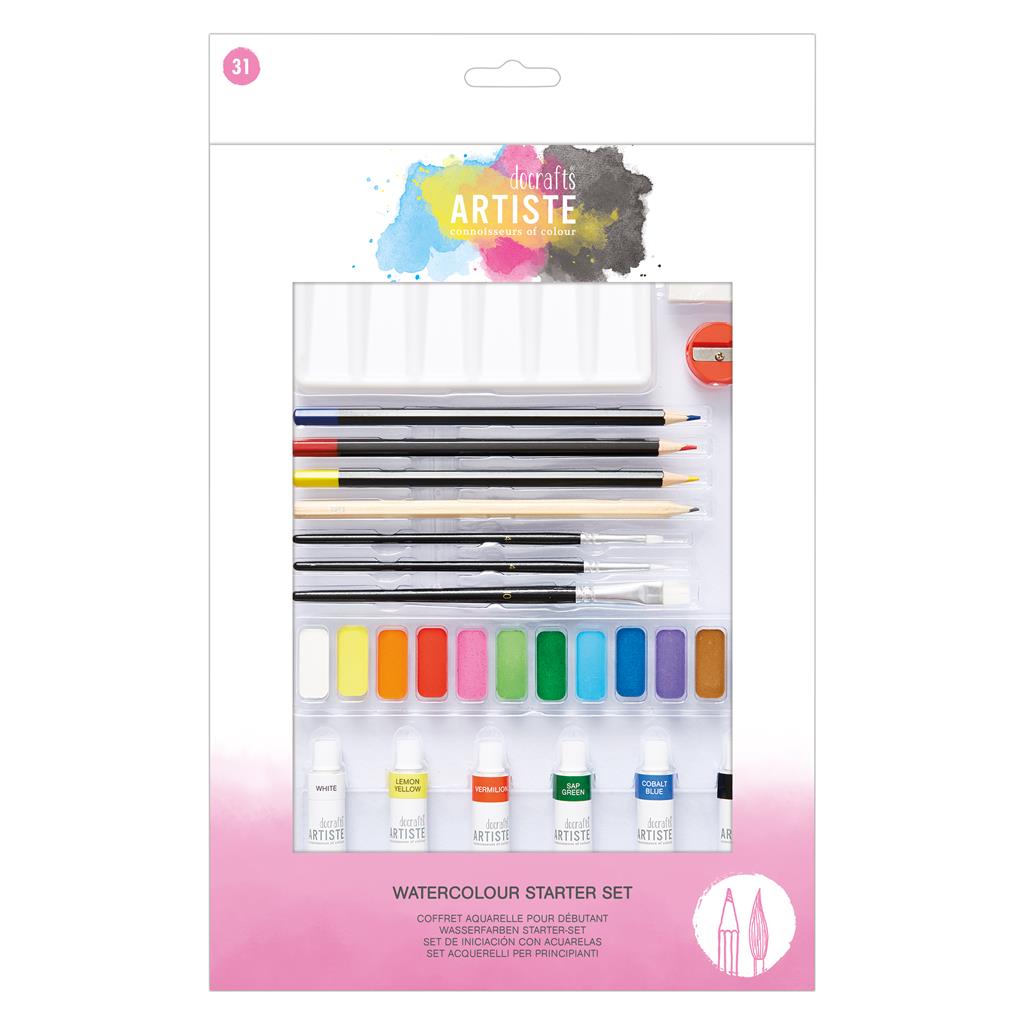 Artiste Watercolour Paint Starter Set