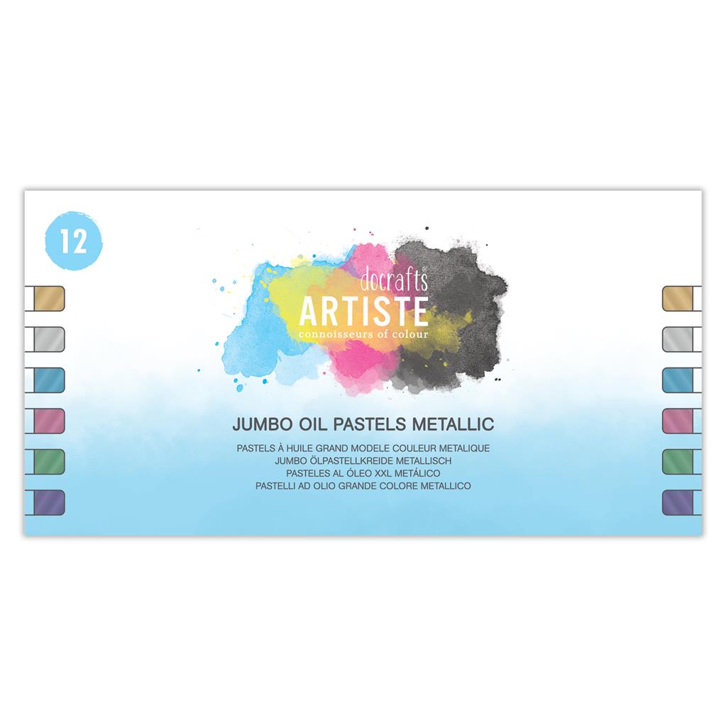 Artiste Jumbo Oil Pastels Metallic (12pk)