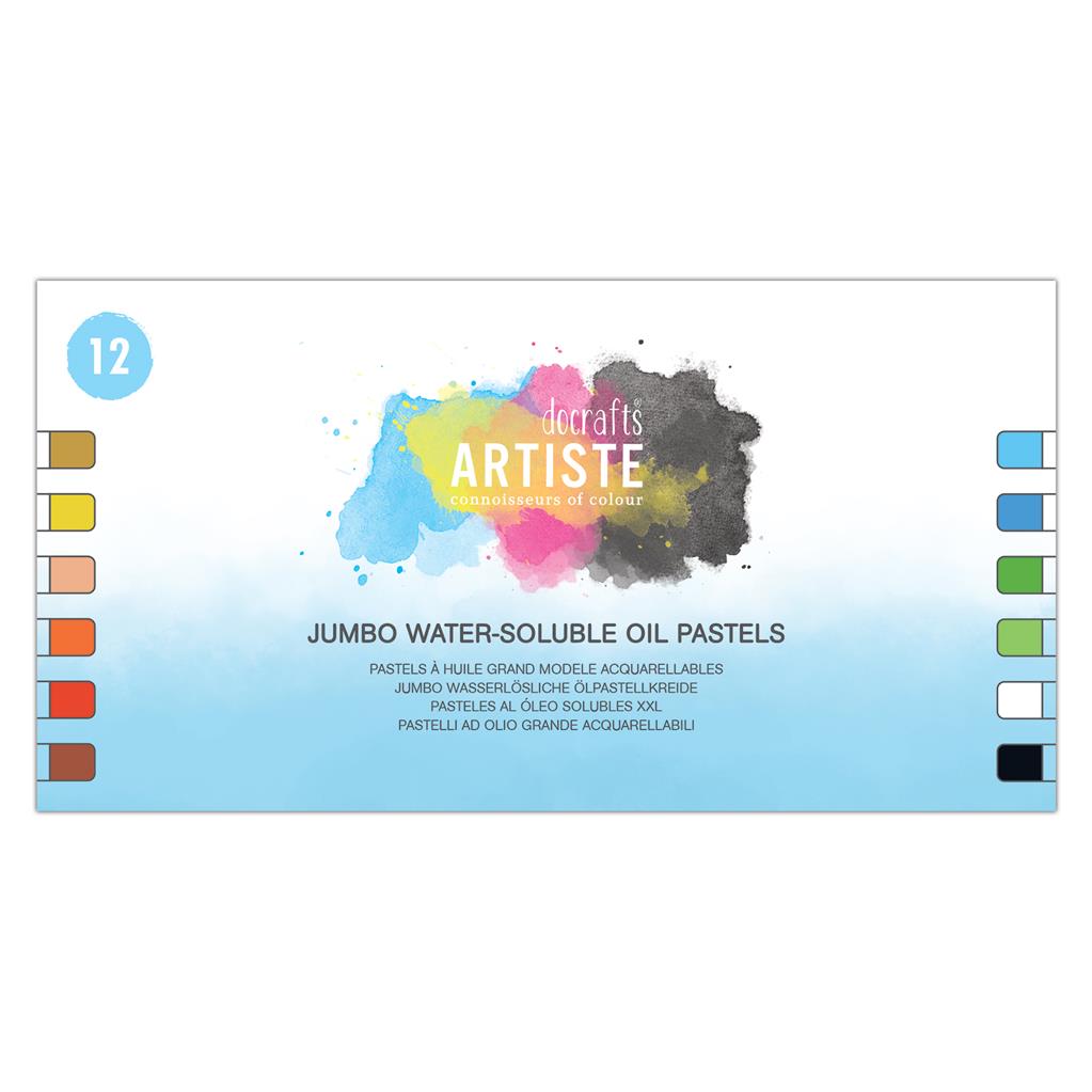 Artiste Jumbo Water-soluble Oil Pastels (12pk)