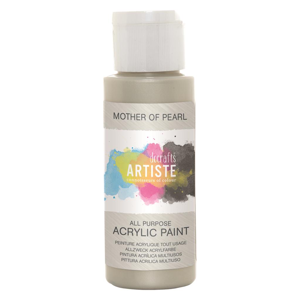 Artiste All Purpose Acrylic Paint - Mother of Pearl (2oz)