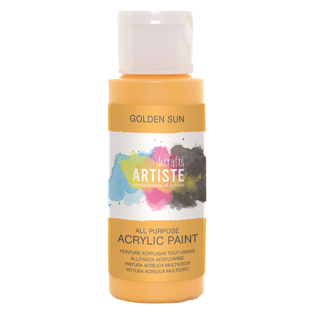 Artiste All Purpose Acrylic Paint - Golden Sun (2oz)