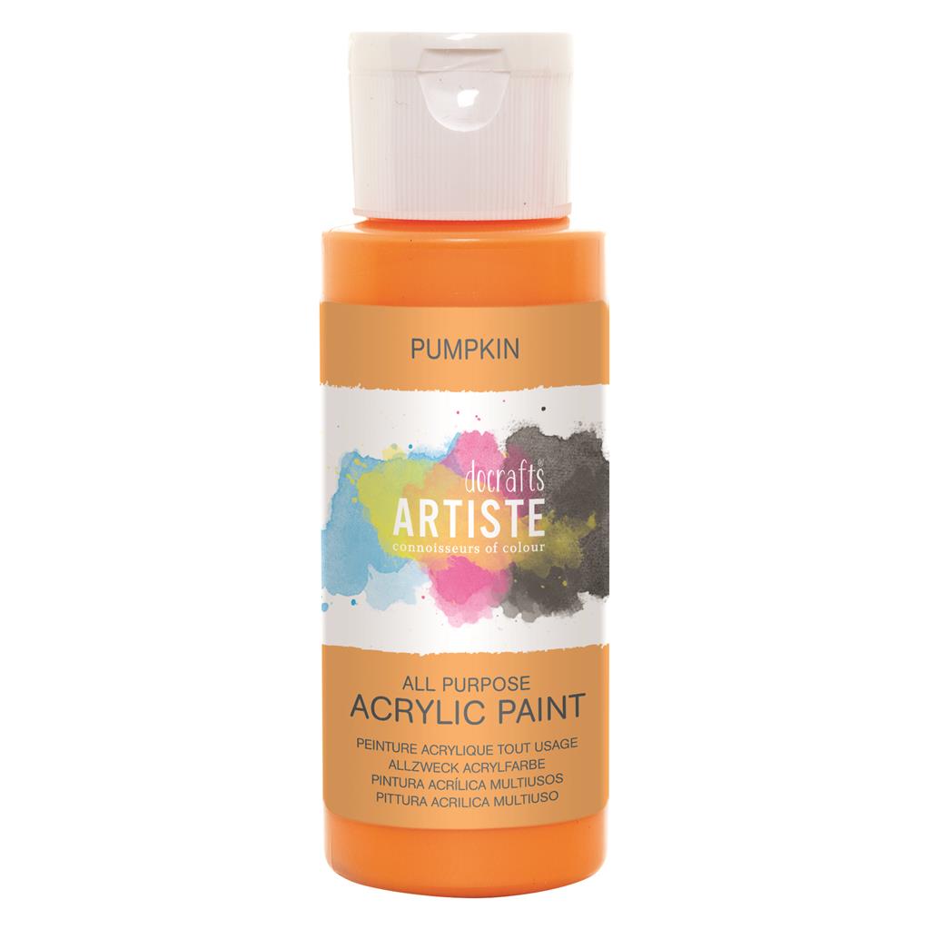 Artiste All Purpose Acrylic Paint - Pumpkin (2oz)