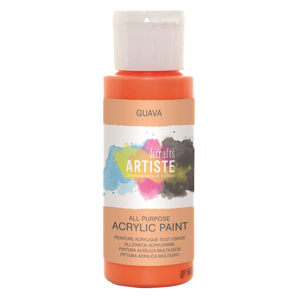 Artiste All Purpose Acrylic Paint - Guava (2oz)