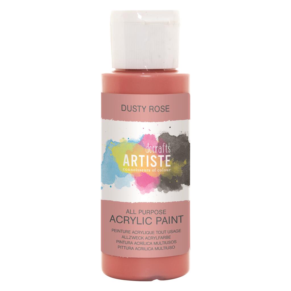 Artiste All Purpose Acrylic Paint - Dusty Rose (2oz)