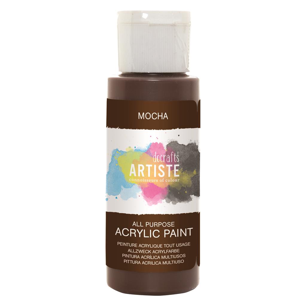 Artiste All Purpose Acrylic Paint - Mocha (2oz)