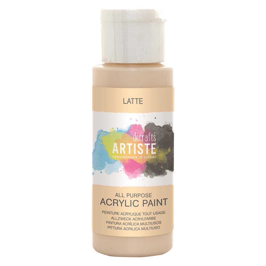 Artiste All Purpose Acrylic Paint - Latte (2oz)