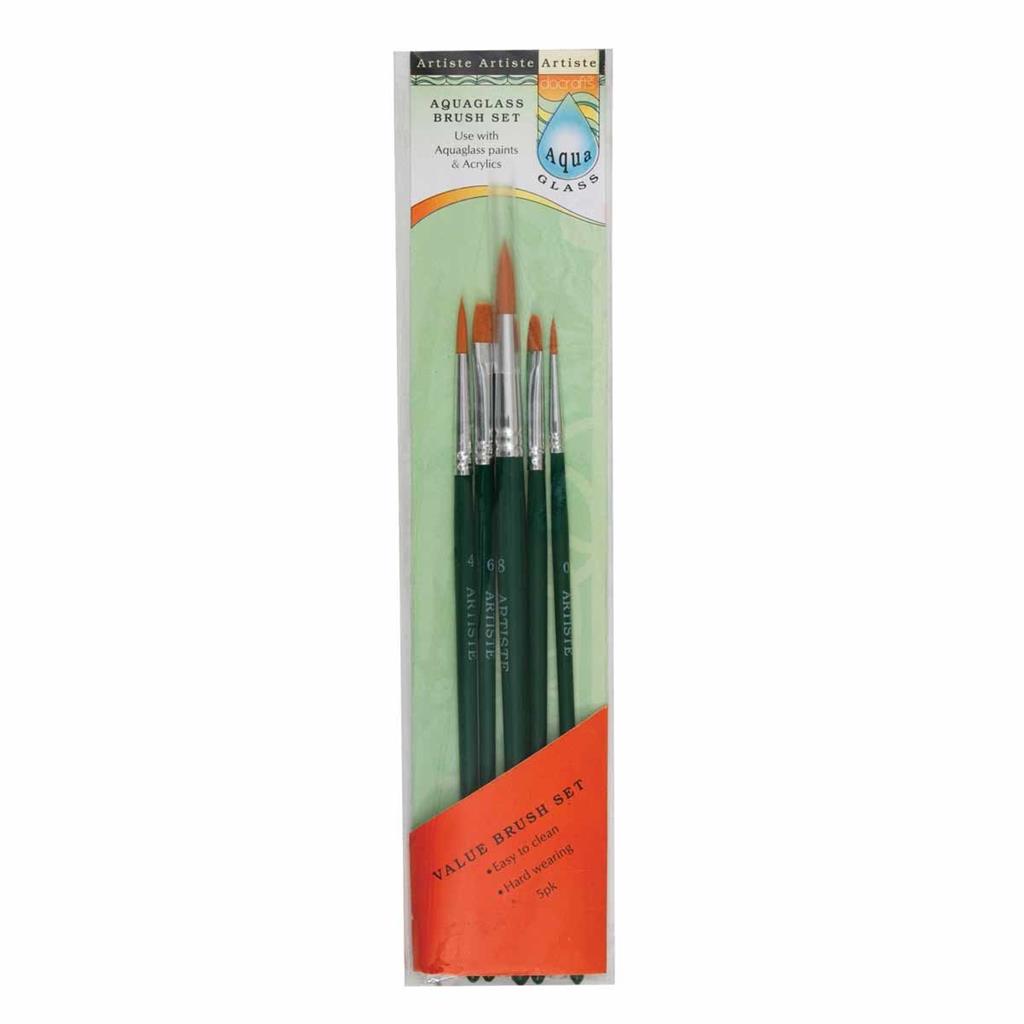 Artiste Value Artist Paint Brush Set (5pk)