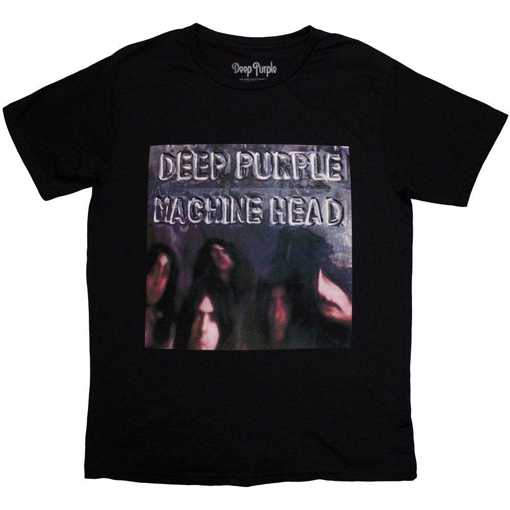 Deep Purple Unisex T-Shirt Machine Head Album Cover Black (XL)