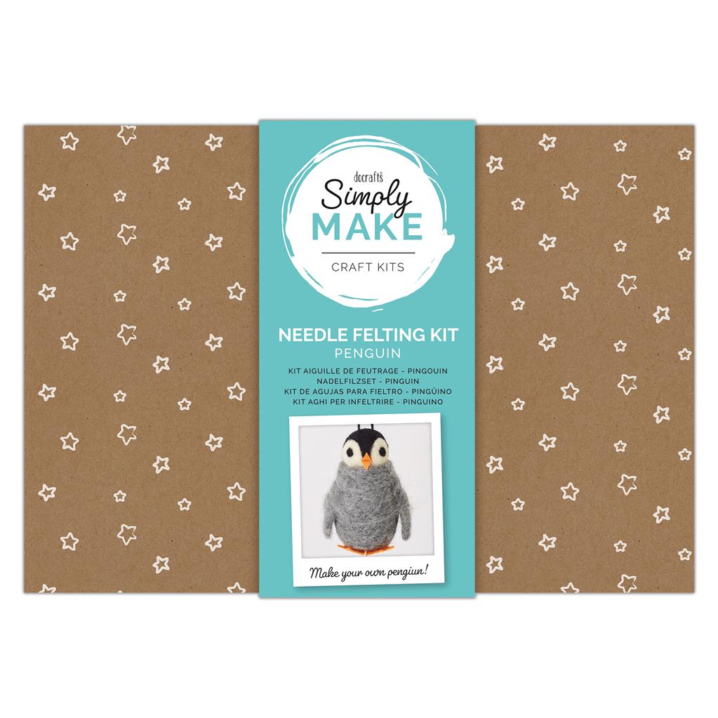 Simply Make Needle Felting Kit - Penguin